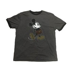 NWT Disney Mickey Mouse T-Shirt Collared VTG Look